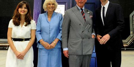 PICTURE – Definitely The Most Random Photo You Will See Today, The Royals Visit The Doctor Who Set
