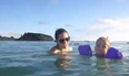 VIDEO: Soldier Surprises Family While Snorkeling