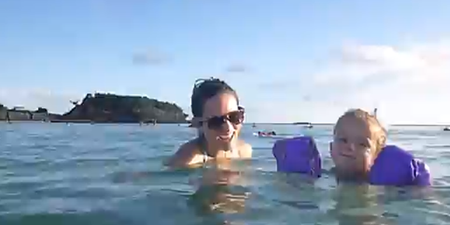 VIDEO: Soldier Surprises Family While Snorkeling