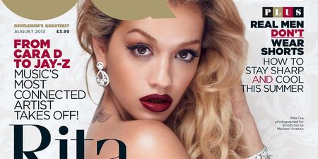 PICTURE – “I Decided To Give You All Of Me” Rita Ora Poses Topless For GQ Photo Shoot