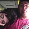 VIDEO – She Crossed The Line… Passenger Films The Most Awkward Plane Journey Ever