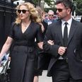 Madonna Attends Funeral of Friend and Architect David Collins in Dublin