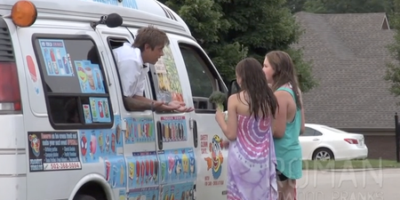 VIDEO: Ice-Cream Van Offers Some Unexpected ‘Treats’