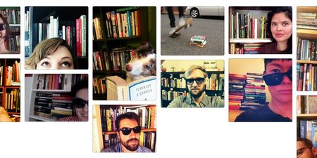 Bookshelfies: A Tumblr Account Dedicated to People Taking Selfies in Front of Bookshelves
