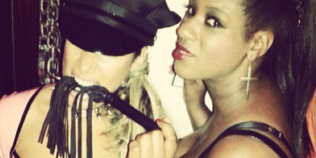 Bleeding Hell Love… Singer Shocks In S&M Gear