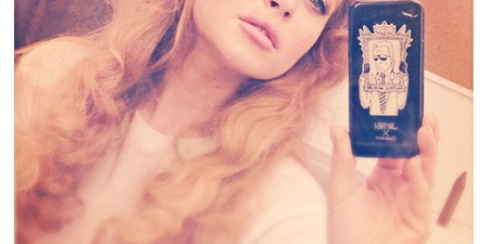 Lindsay Lohan Back To Her-Selfie And Back At Work