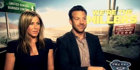 VIDEO – “This Is Terrible” Watch This Brilliant Soccer AM Interview With Jennifer Aniston And Jason Sudeikis