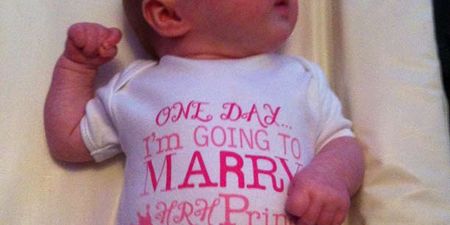 PICTURE: “One Day I’m Going To Marry Prince George” Babygro Goes Viral