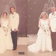 PICTURE: 45 Years Later… Still Married and The Dress Fits
