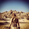 PICTURE: Desert Chick Cheryl Cole Shares Holiday Snap