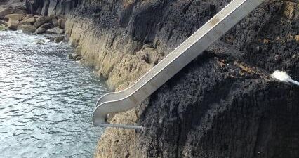 PICTURE: Is This The Greatest Slide Ever? A New Feature To Bear Grylls Private Island