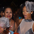On All Fours: Rihanna Gets Down At Barbados Festival