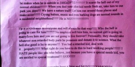 “Do The Right Thing And Move Or Euthanize Him.” Mother Receives Vile Letter About Her Autistic Son.