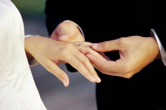 Photo: The Ultimate Wedding Crasher Surprises Couple at Their Wedding Reception