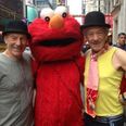 PICTURE: Just Two Hollywood Stars and Elmo