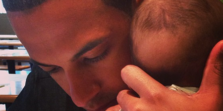 Rochelle Shares Sweet Snap Of Marvin and Alaia-Mai