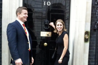 PIC: What HuberBod Did Next: Celeb Couple Pay a Visit to one of the World’s Most Famous Addresses