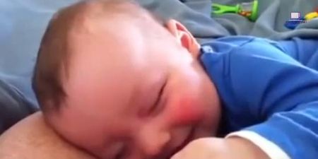VIDEO – You Need To Check Out This Baby Laughing In His Sleep