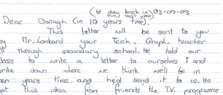 PIC: ‘Dear 2013 Oonagh’ – Cork Teacher Posts Decade-Old Letters to His Former Students