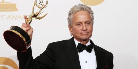 Michael Douglas Thanks Wife Catherine During Emmy Awards Acceptance