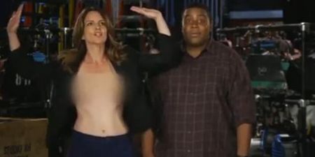 VIDEO – This Is How You Deal With A Nip Slip Fiasco, Tina Fey Spoofs Wardrobe Malfunction In SNL Promo