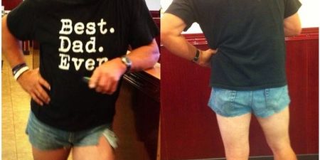 PICTURE: Best. Dad. Ever – Man Teaches Daughter A Lesson About Short Shorts