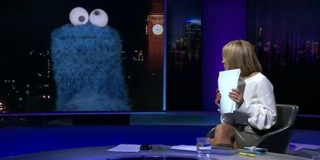 VIDEO – So Cookie Monster Was Interviewed On BBC Newsnight…