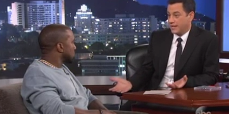 VIDEO: Kanye West and Jimmy Kimmel Put Feud Behind Them During Television Interview
