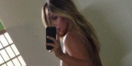 PICTURE: Kim Kardashian Flaunts Figure In Revealing Selfie