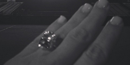 Kim Kardashian Shows Off Engagement Ring From “Best Friend” Kanye