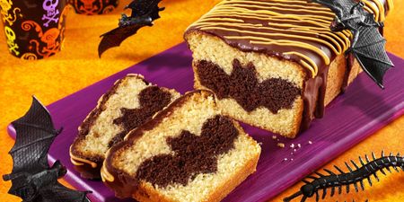 Recipe:  Surprise Batty Loaf Cake for Halloween