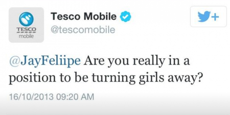 Epic Comeback – Tesco Mobile’s Brilliant Response To Insult On Twitter