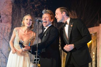 Watch: Prince William and Taylor Swift Sing “Livin’ on a Prayer” with Bon Jovi