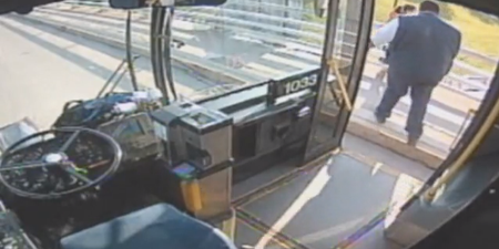 VIDEO – Hero Bus Driver Saves Woman From Jumping Off Bridge