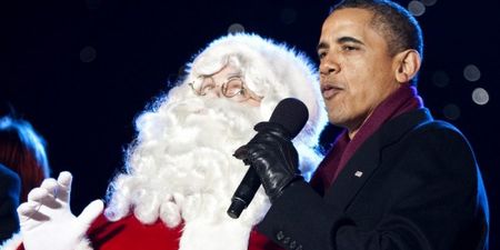 VIDEO: Jingle All The Way – Obama Gets Very Merry In Latest Lip Sync Cracker