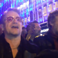 VIDEO: Glen Hansard And Bono Spread Some Christmas Cheer Busking On Grafton Street