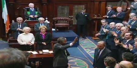 VIDEO: Oireachtas Release New Footage Of Mandela Addressing The Dáil In 1990