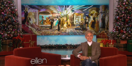 Ellen DeGeneres and Portia de Rossi Create Amazing Kim and Kanye-Inspired Christmas Card