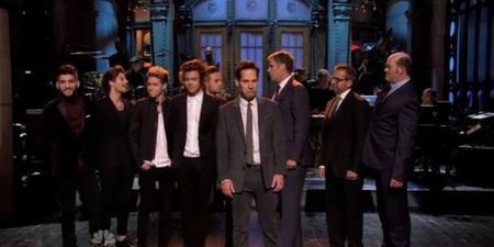 VIDEO – Nine Direction, One Direction Join The Cast Of Anchorman 2 For Their Rendition Of Afternoon Delight