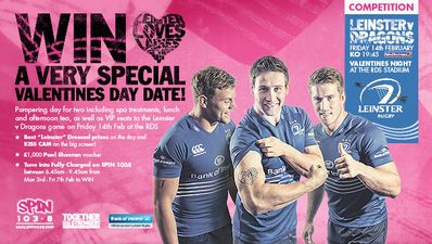 WIN!! Enjoy a Very Special Valentine’s Day Date with Leinster Rugby