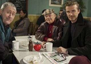 PICTURE: Oh, It’s Just David Beckham Hanging Out With Del Boy and Rodney