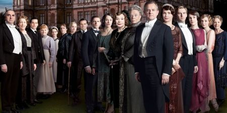 PIC: Downton Abbey Cast Have The Best Response To That Water Bottle Accident