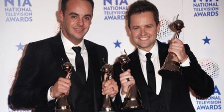Ant and Dec Win Big at the National Television Awards