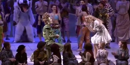 VIDEO: Peter Pan Lead Stops Show To Propose To Girlfriend