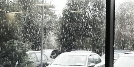 Snow Day –  Heavy Showers Fall Across Ireland