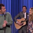 VIDEO: Drew Barrymore and Adam Sandler Serenade Each Other on The Tonight Show