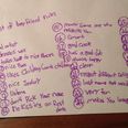 “Last Name Not Weird” – Two Young Friends Make Detailed List About What They Want In A Man