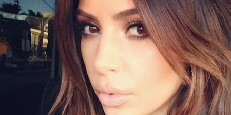 PICTURE: Kim Kardashian Steps Out In Figure-Hugging Leather Skirt