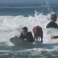 Teenager With Brain Cancer Gets Opportunity To Swim With Surfing Dog