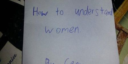 In Pictures: This 12-Year-Old Thinks He Has Women All Figured Out Using Just Four Words
